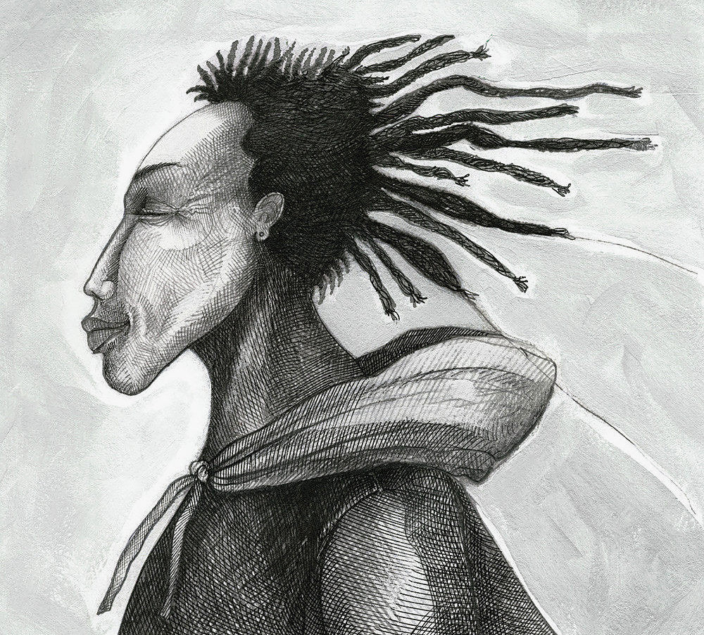 Detail of Meditation 2 by Charles A. Bibbs