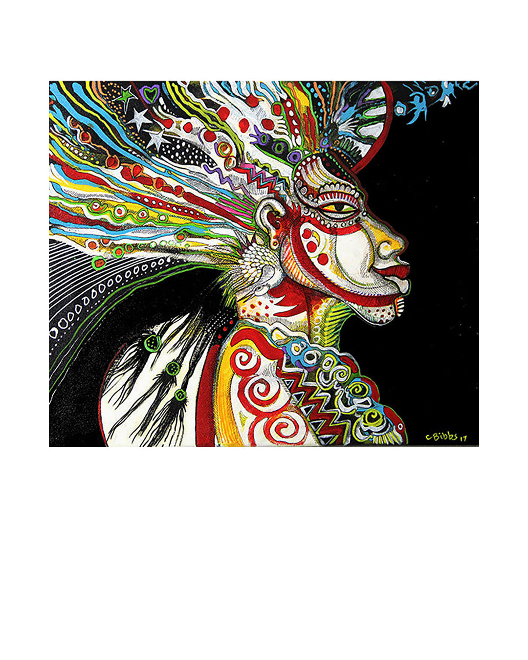 Spirit Man — original artwork by Charles A. Bibbs