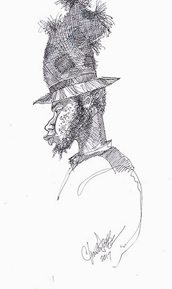 Detail of Mystic Bagman Series by Charles A. Bibbs