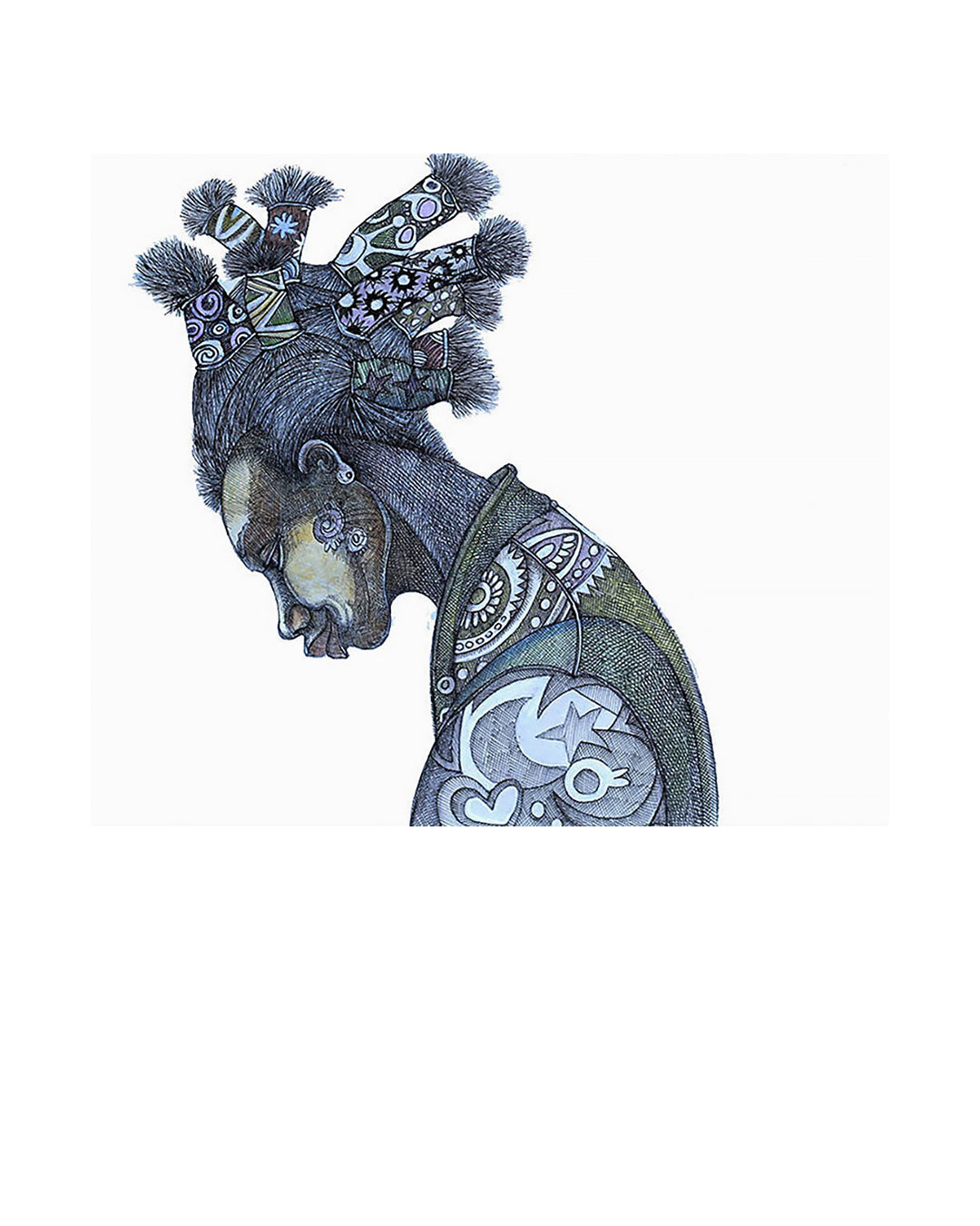 Sox Series #3 — original artwork by Charles A. Bibbs