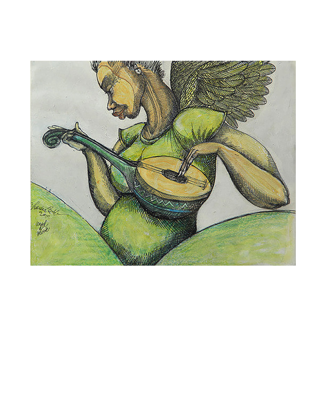 Angel Of Music — original artwork by Charles A. Bibbs