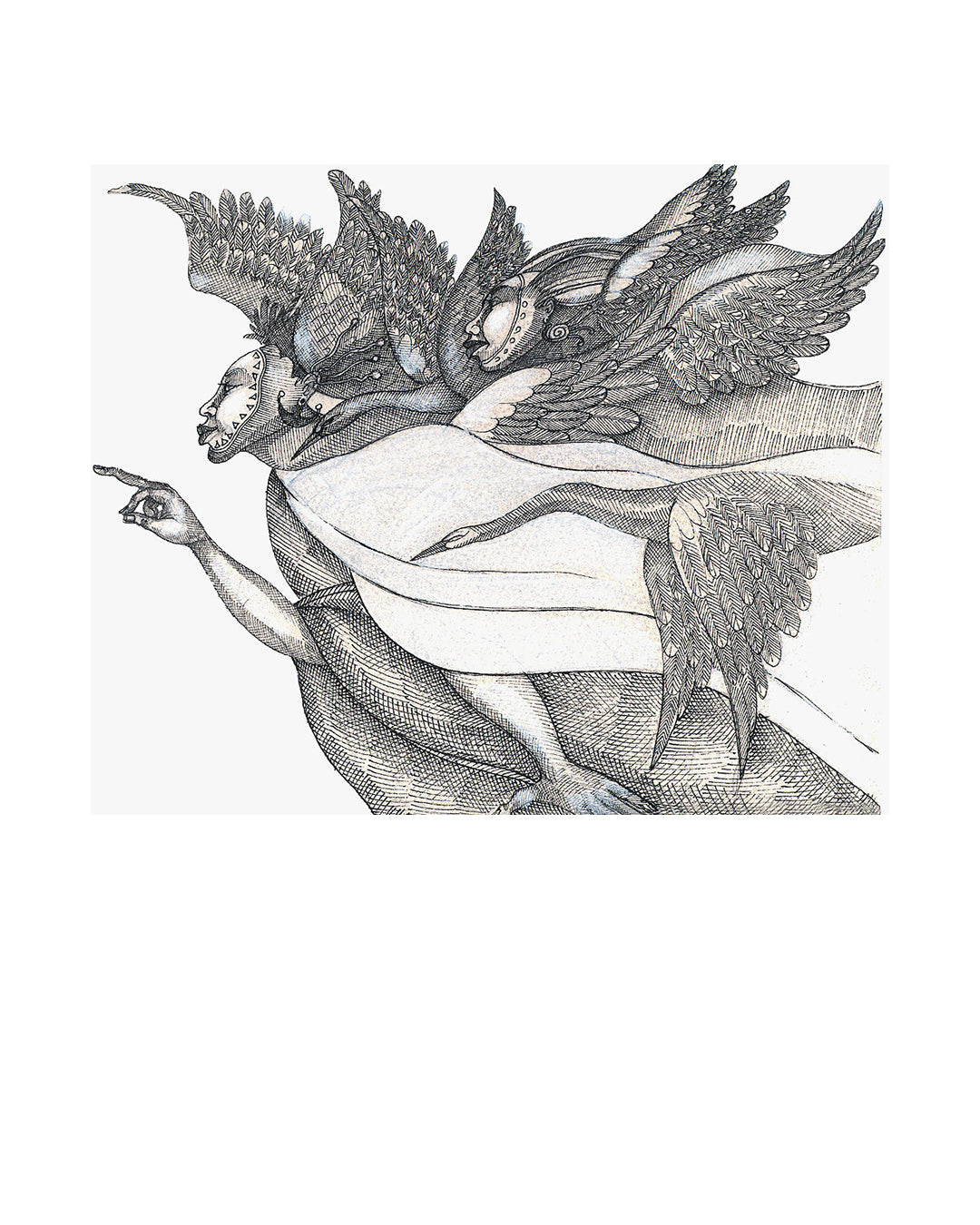 A Little Faith — original artwork by Charles A. Bibbs