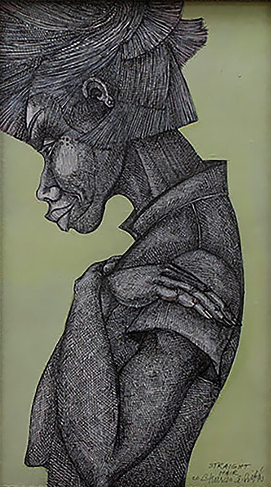 Detail of Straight Hair by Charles A. Bibbs