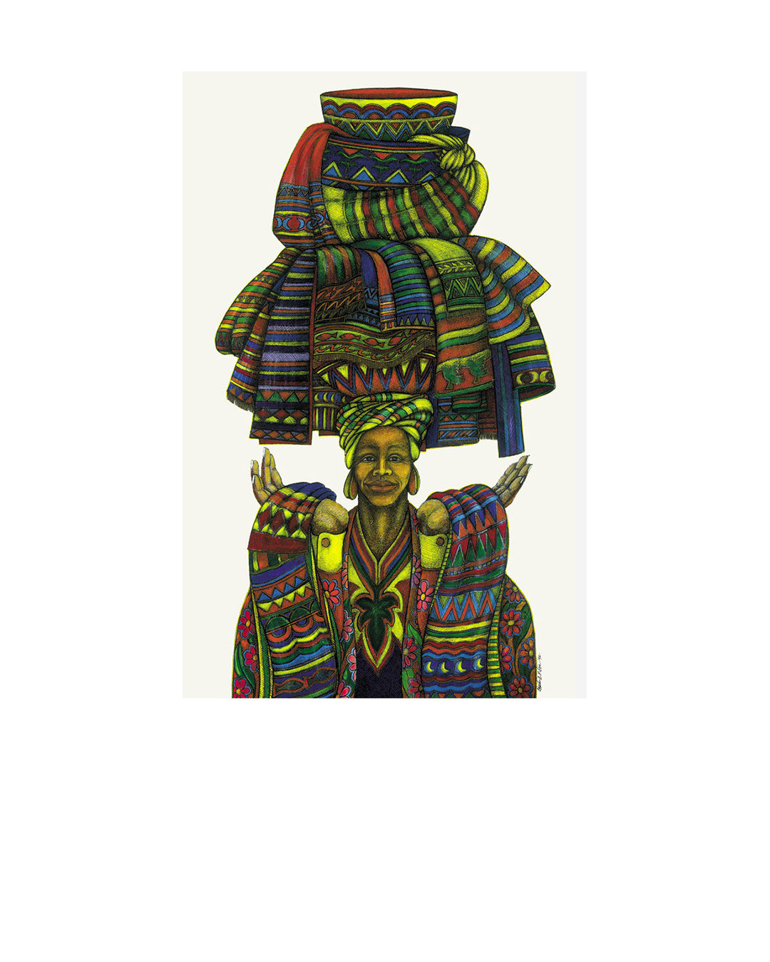 The Gift 2 — original artwork by Charles A. Bibbs