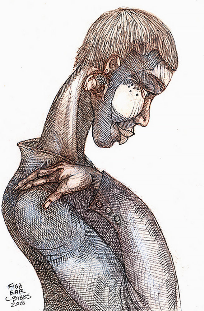 Detail of Fish Ear by Charles A. Bibbs