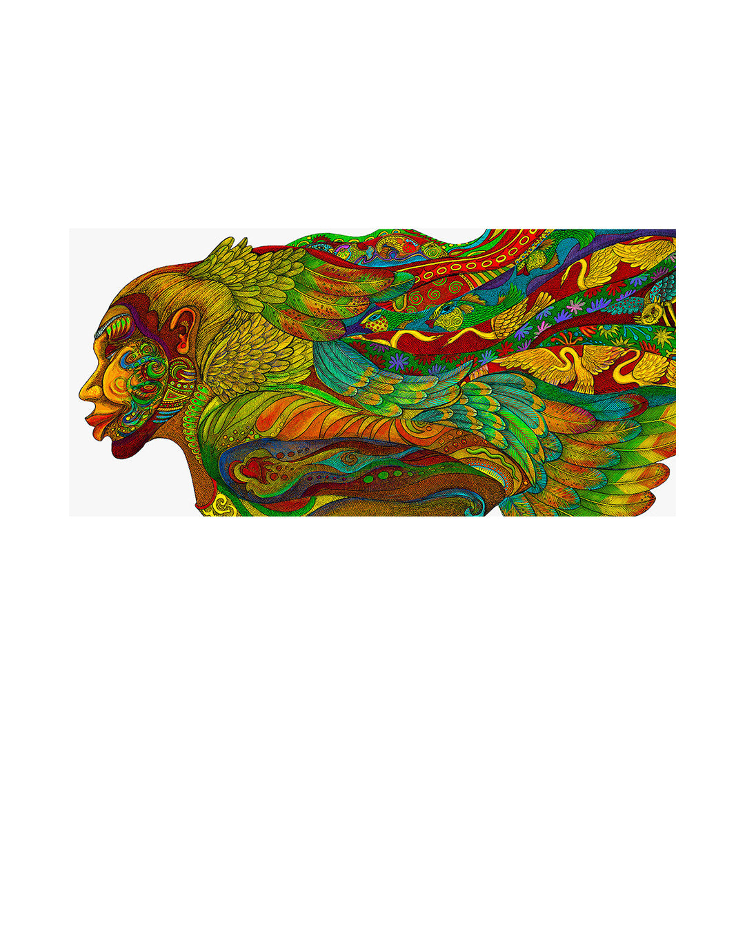 Evolution Of The Adorning Glory — original artwork by Charles A. Bibbs