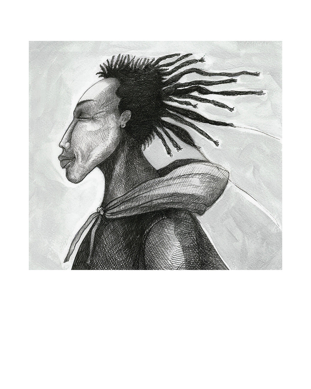 Meditation 2 — original artwork by Charles A. Bibbs