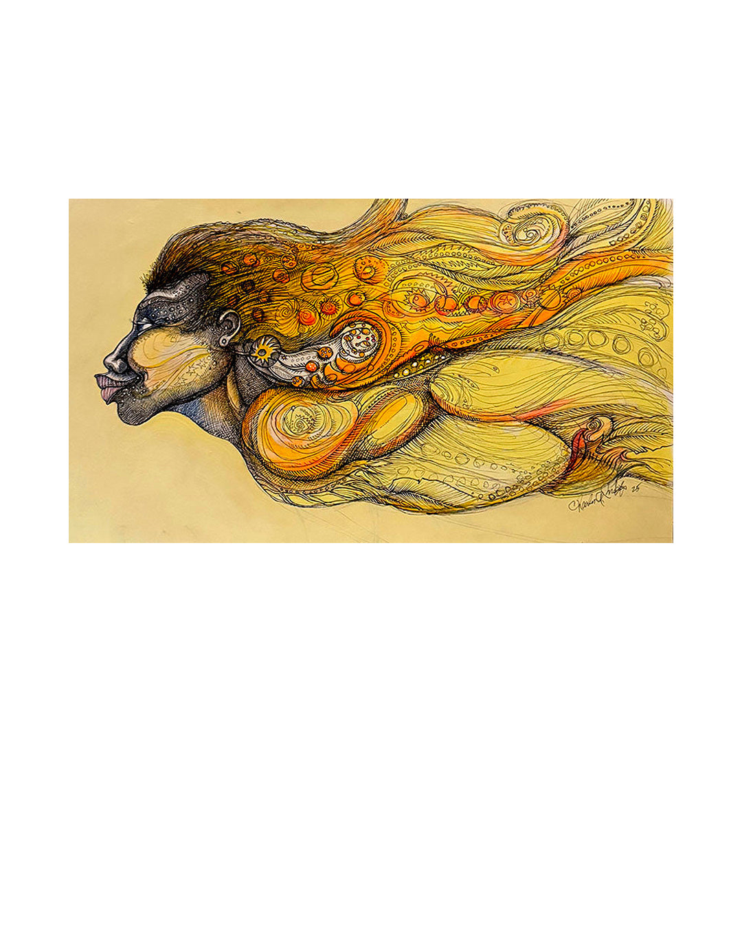 The Guiding Light — original artwork by Charles A. Bibbs