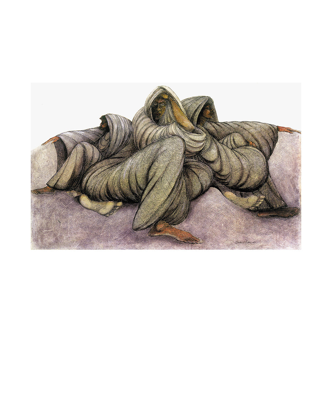 Desert Queens — original artwork by Charles A. Bibbs