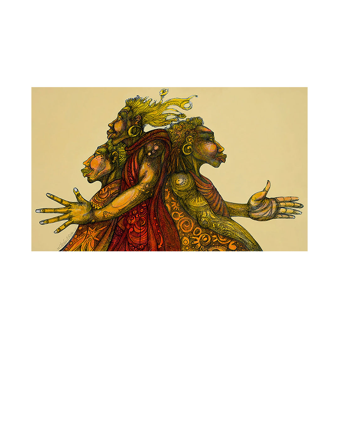 Hands Of Hope - Original — original artwork by Charles A. Bibbs