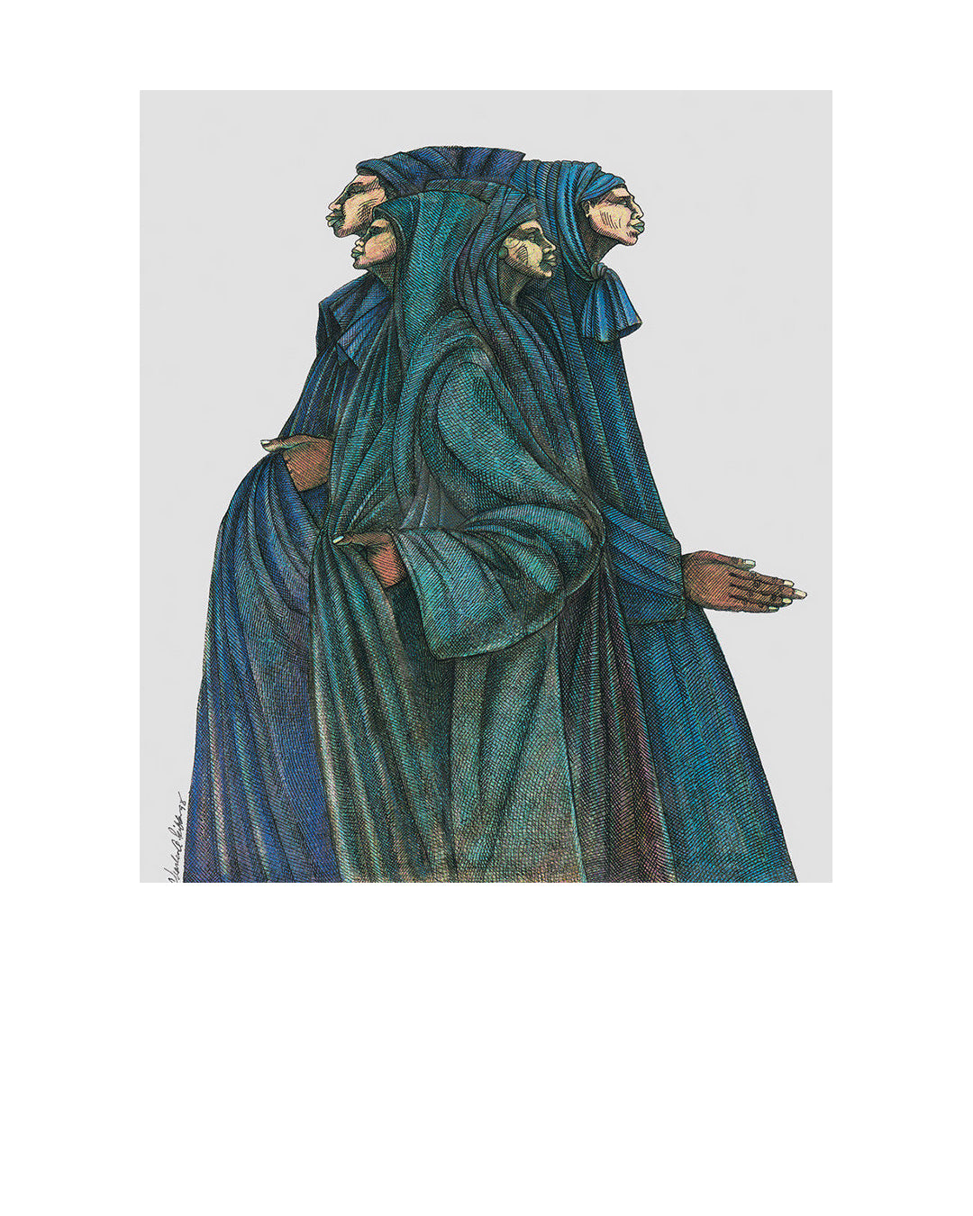 Group Series — original artwork by Charles A. Bibbs