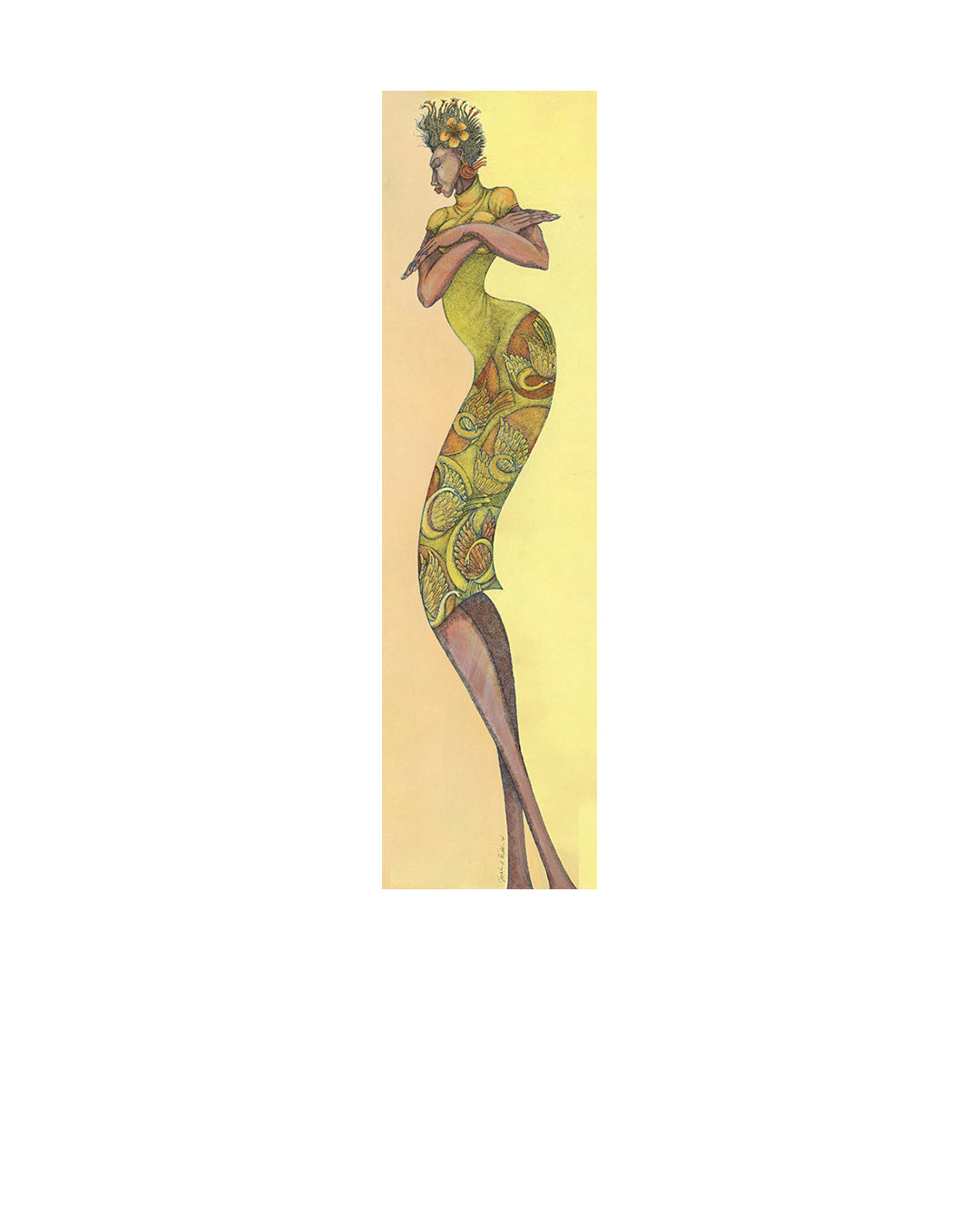 Long Leg Birds — original artwork by Charles A. Bibbs