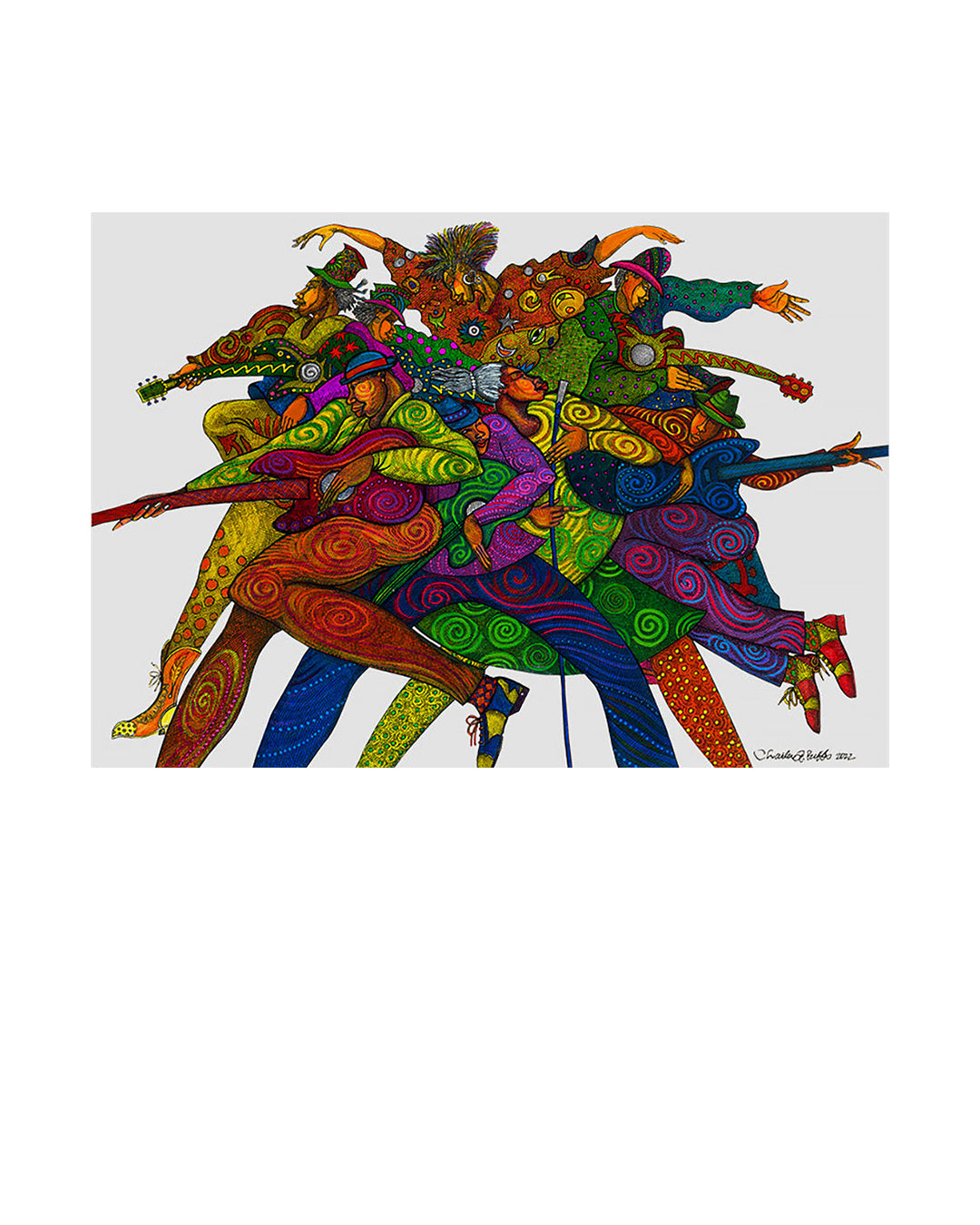 Mixin' It Up — original artwork by Charles A. Bibbs