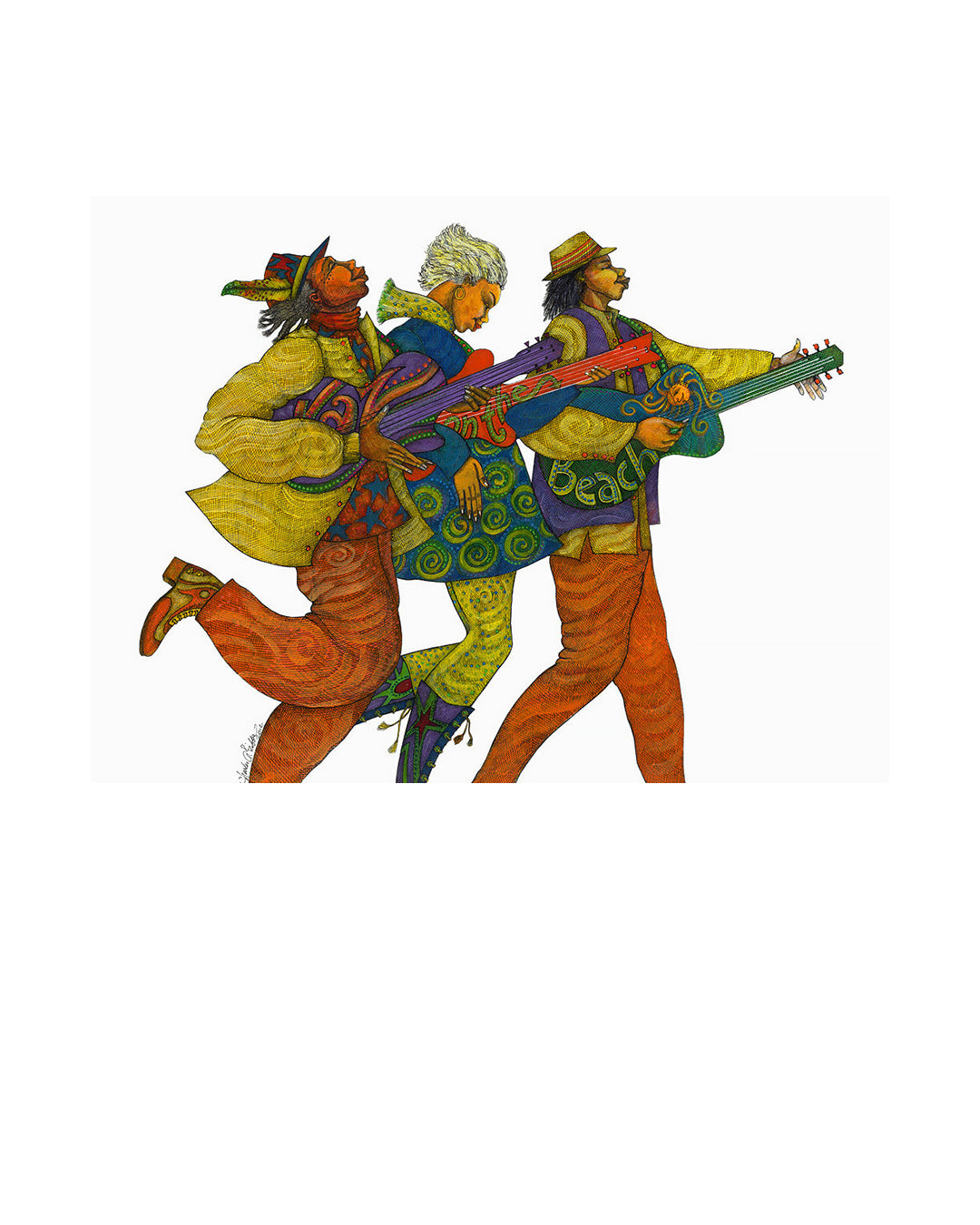 String Jazz — original artwork by Charles A. Bibbs
