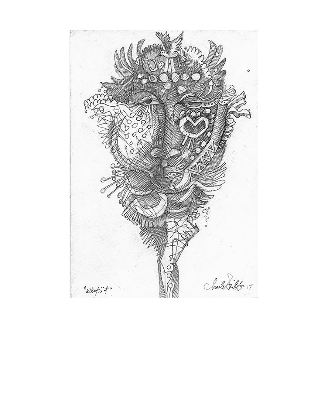What Is It? — original artwork by Charles A. Bibbs