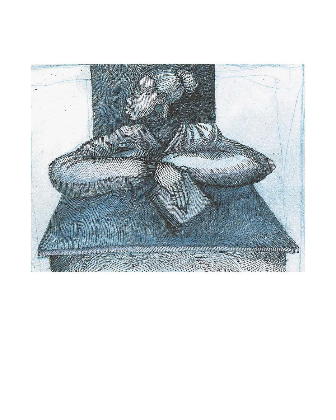 Reading Is — original artwork by Charles A. Bibbs