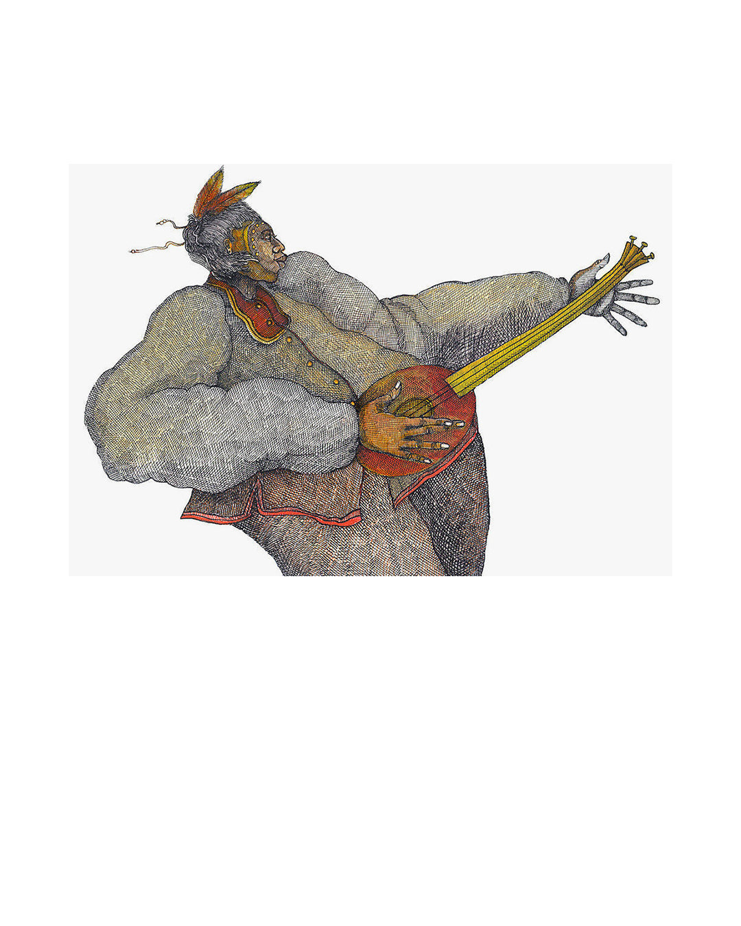 Mystic Music Maker — original artwork by Charles A. Bibbs