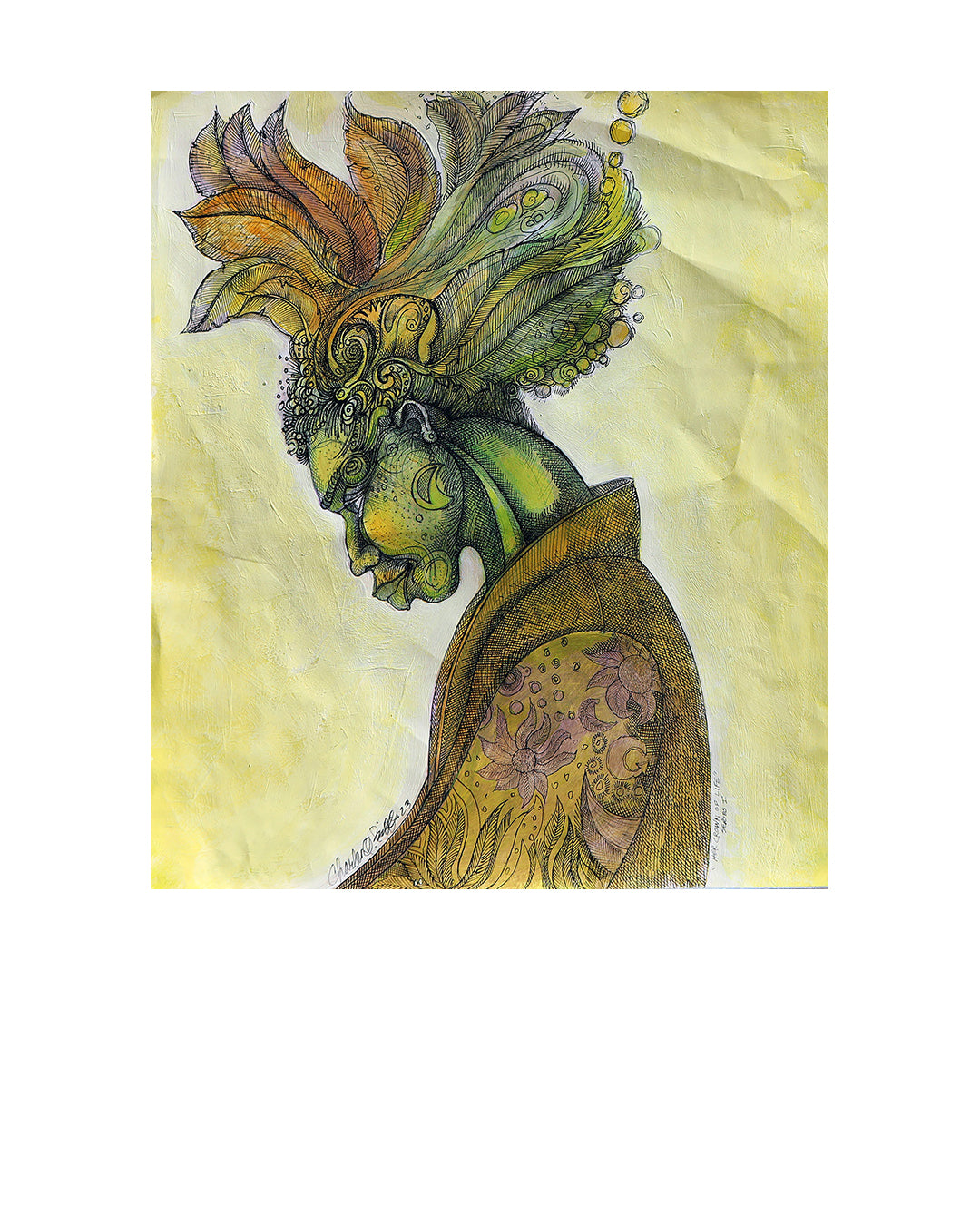Her Crown of Life Series I — original artwork by Charles A. Bibbs