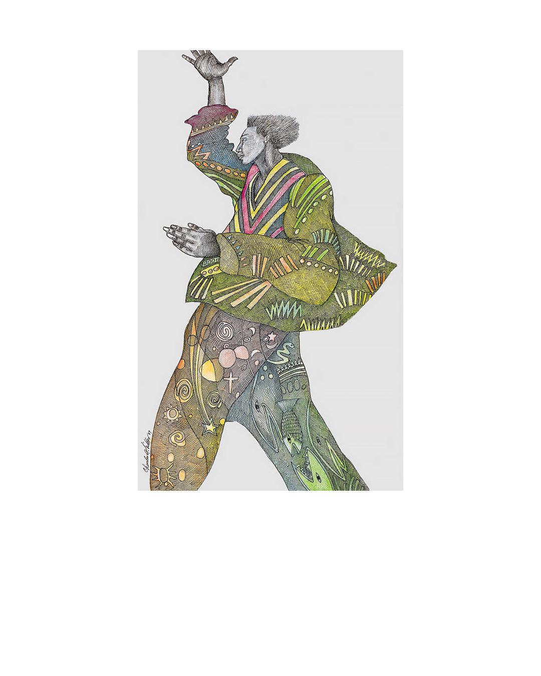 Victory Coat — original artwork by Charles A. Bibbs