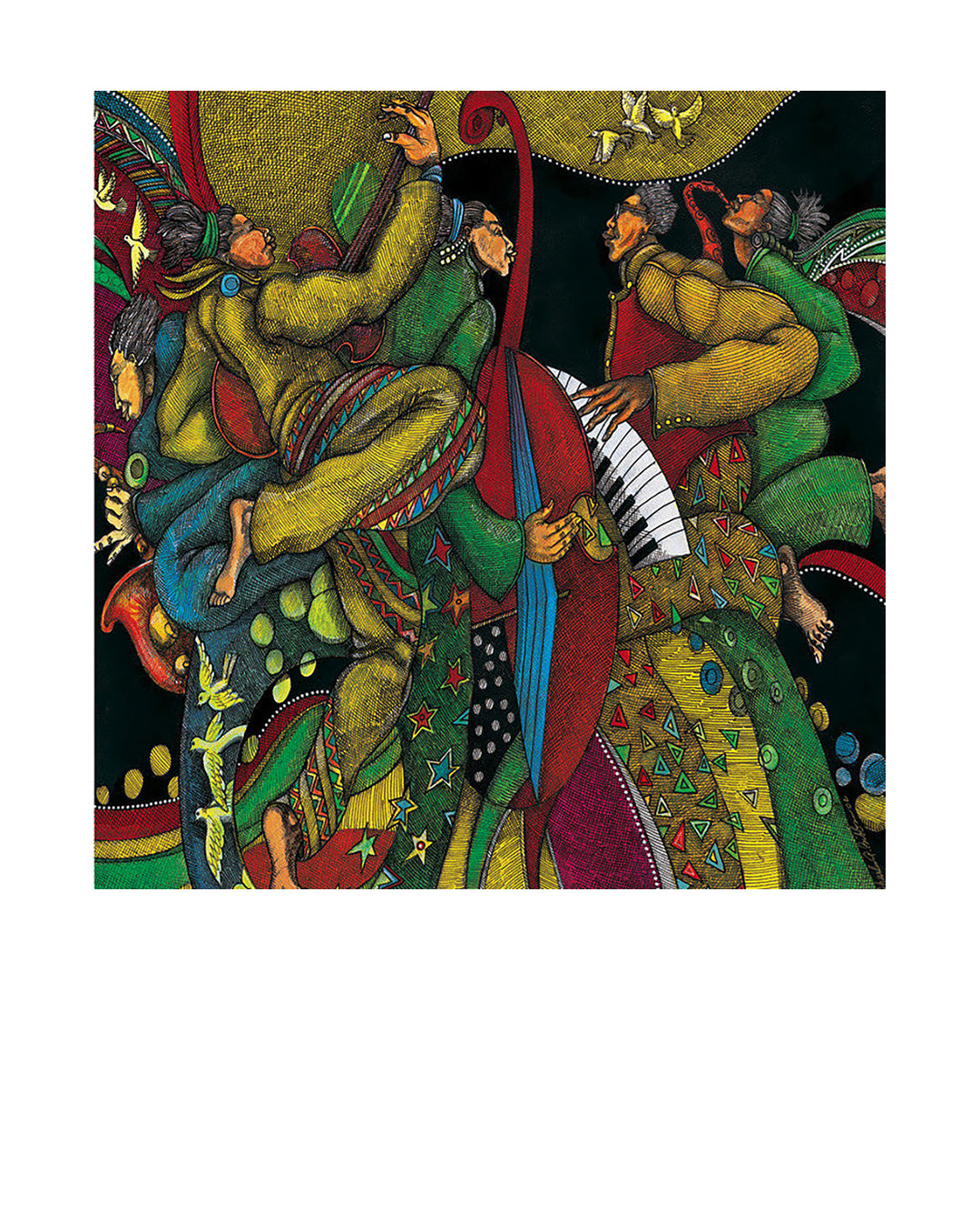 Rhythm Beats — original artwork by Charles A. Bibbs