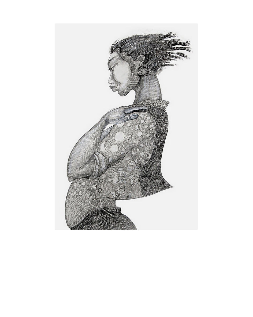 Mystic Girl — original artwork by Charles A. Bibbs