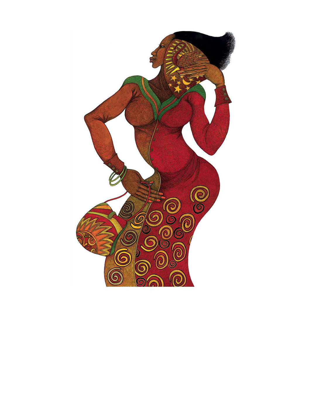 Summer — original artwork by Charles A. Bibbs