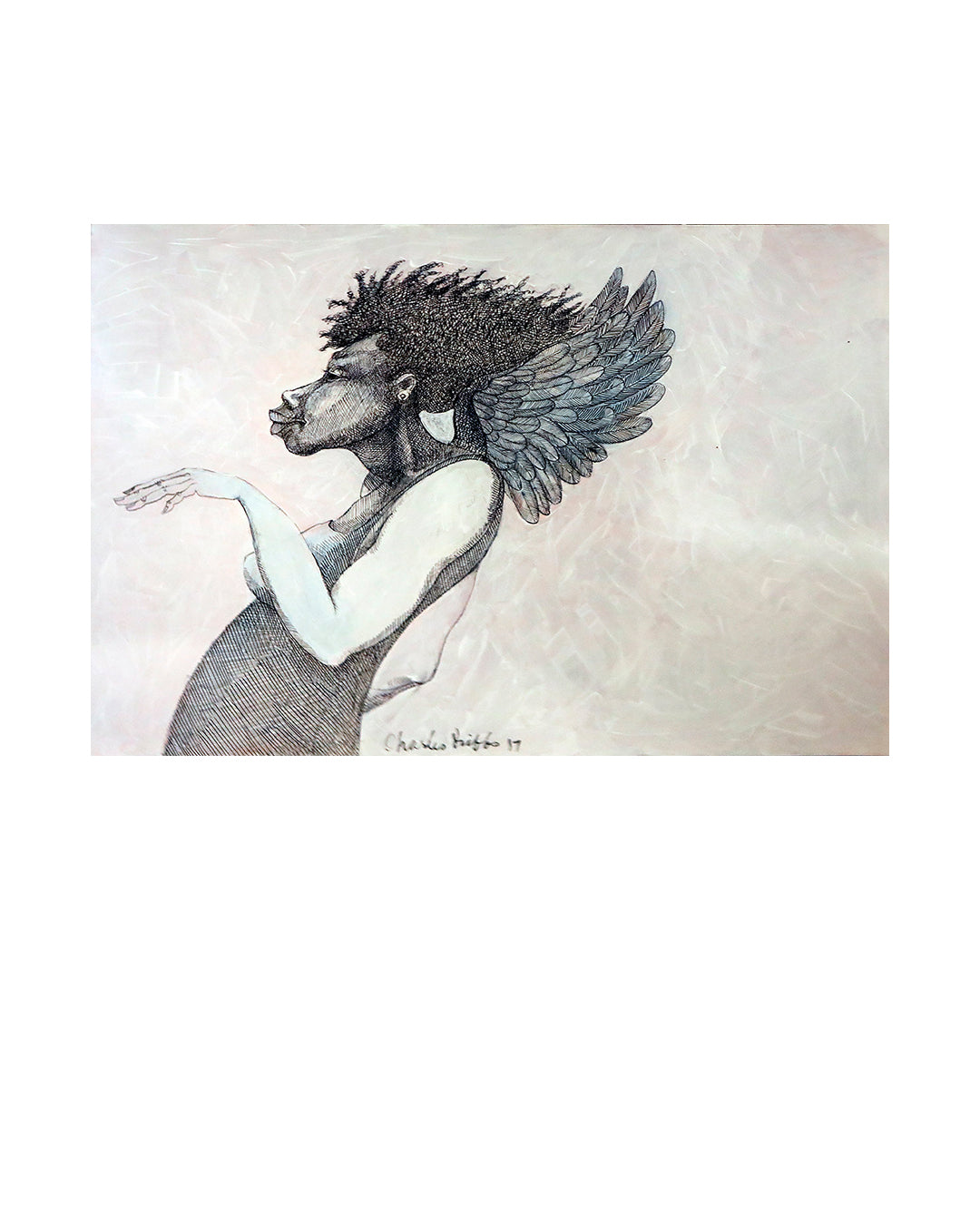 Angel Girl 2 — original artwork by Charles A. Bibbs