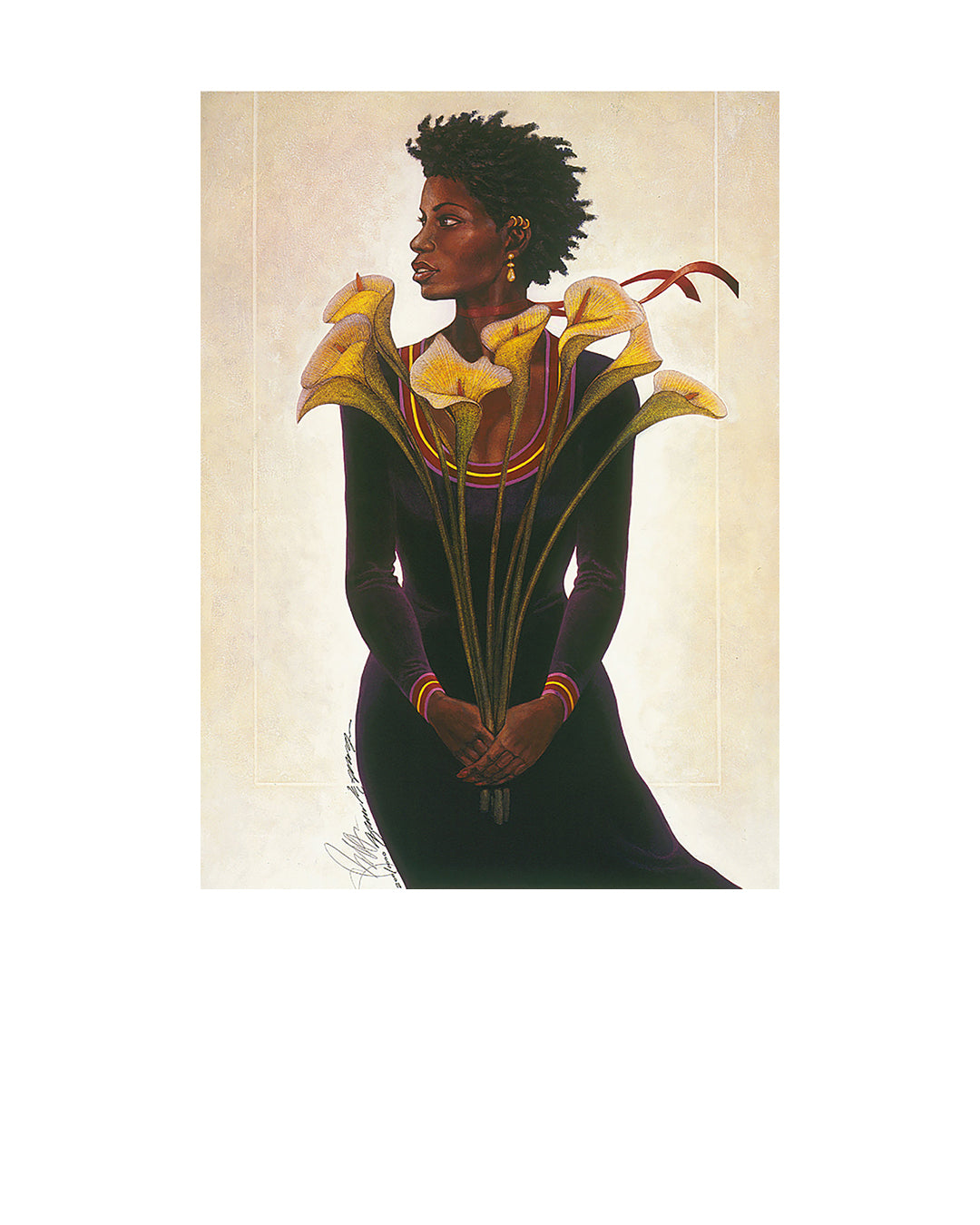 Lilies From Charles — original artwork by Charles A. Bibbs