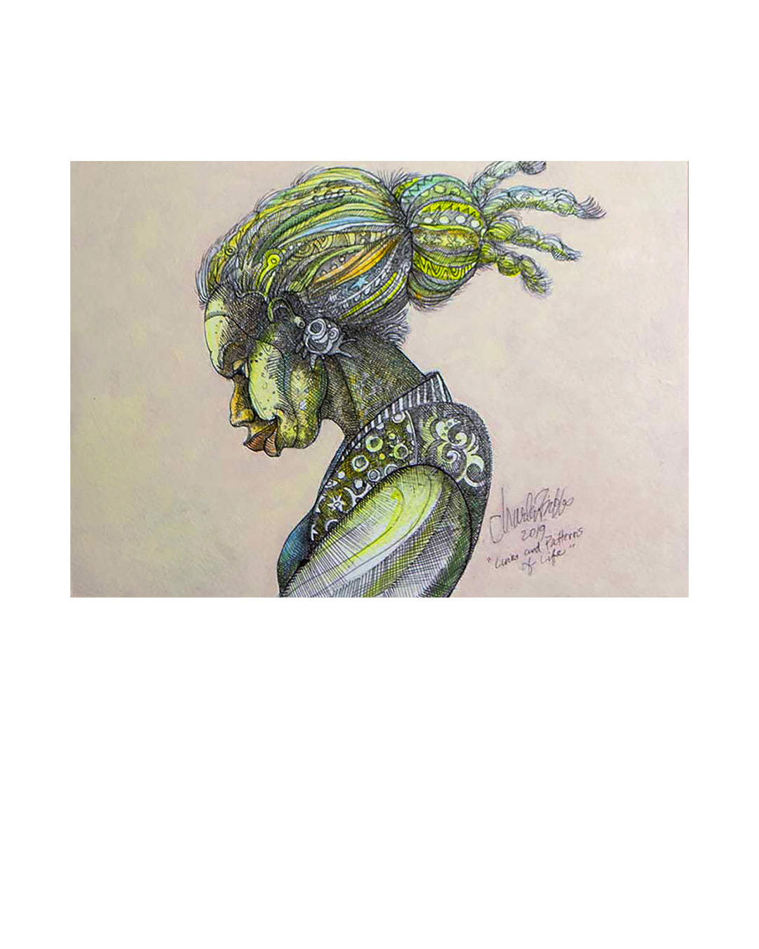 Lines and Patterns — original artwork by Charles A. Bibbs