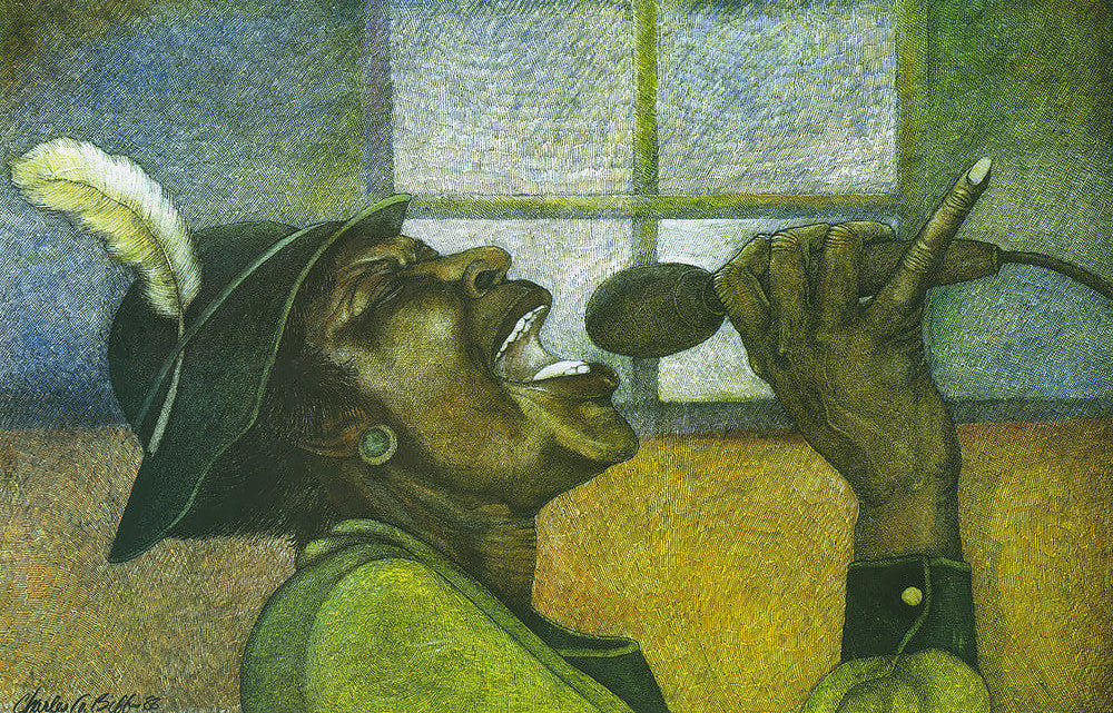 Detail of The Singer by Charles A. Bibbs