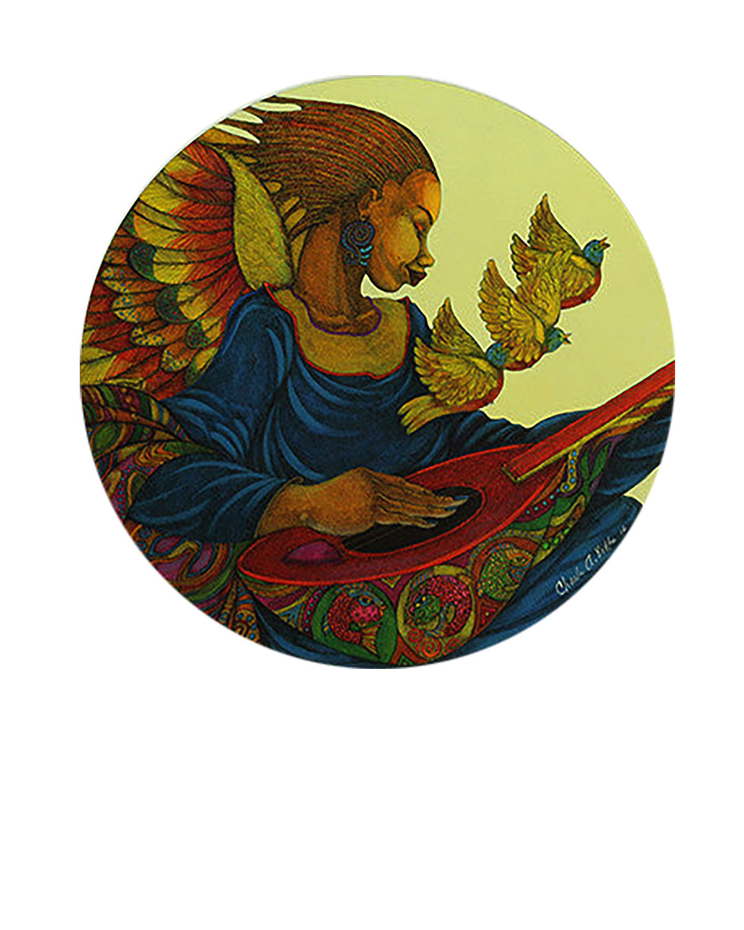 Music Angel 2 - HP — original artwork by Charles A. Bibbs