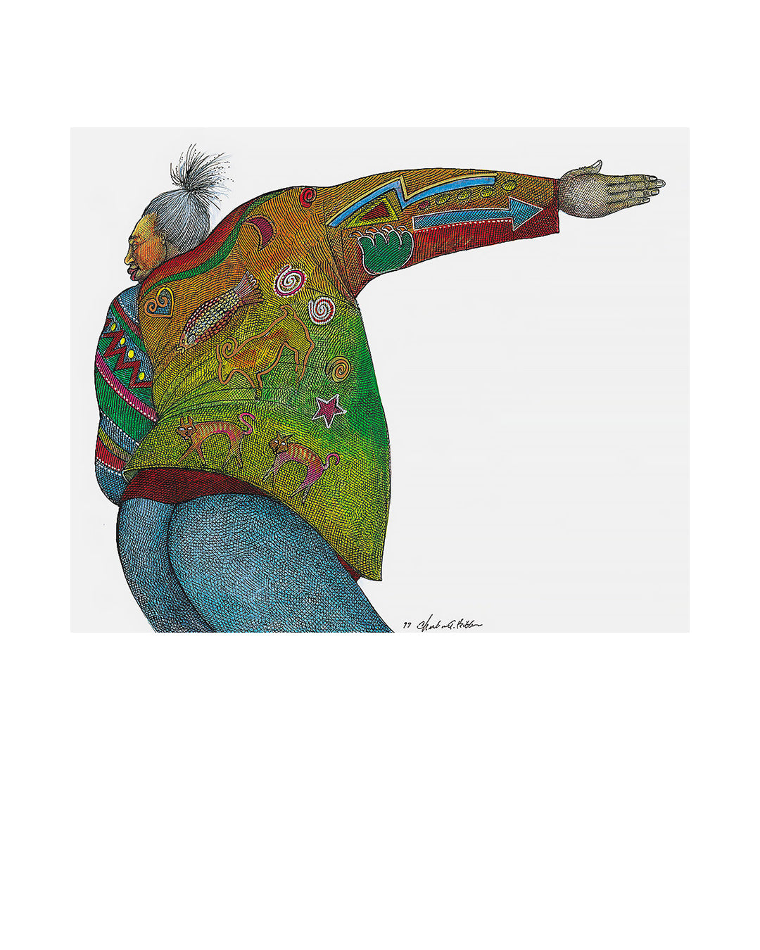 Big — original artwork by Charles A. Bibbs