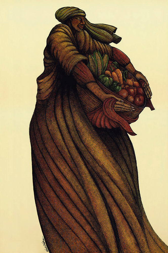 Detail of Blessed Harvest by Charles A. Bibbs