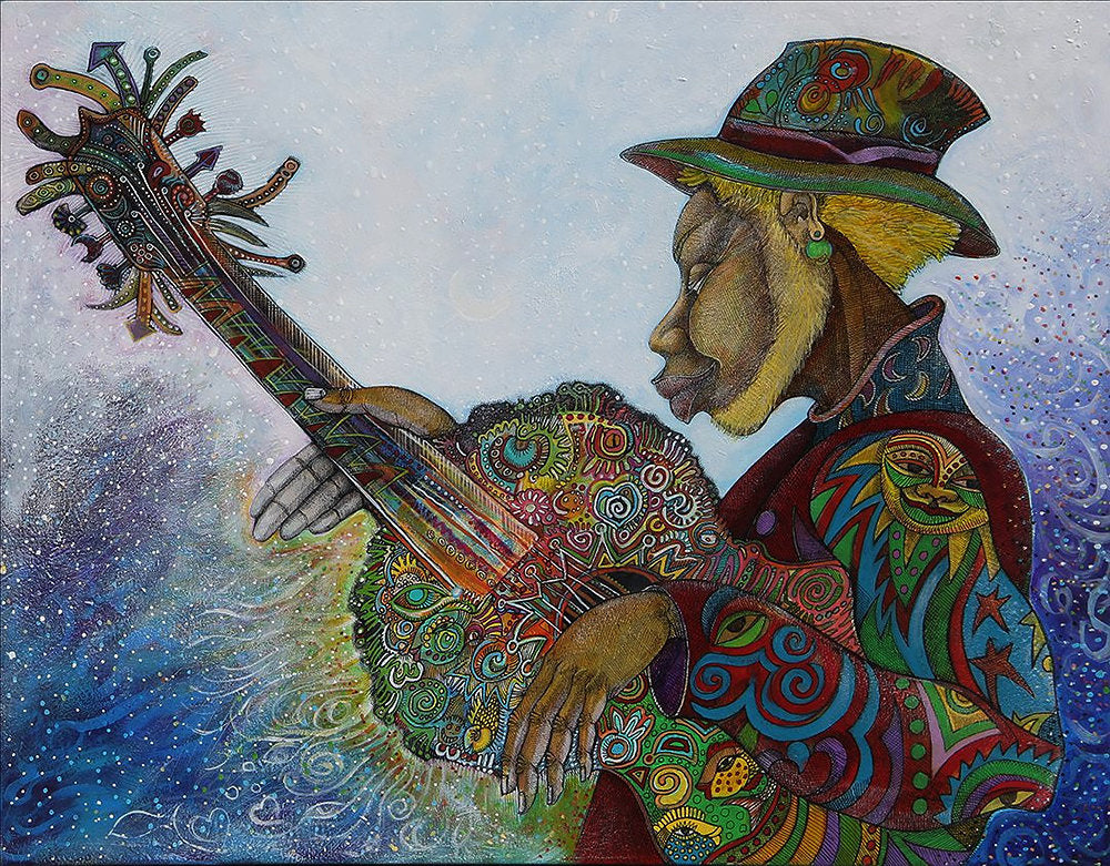Detail of Bluz Evolution by Charles A. Bibbs