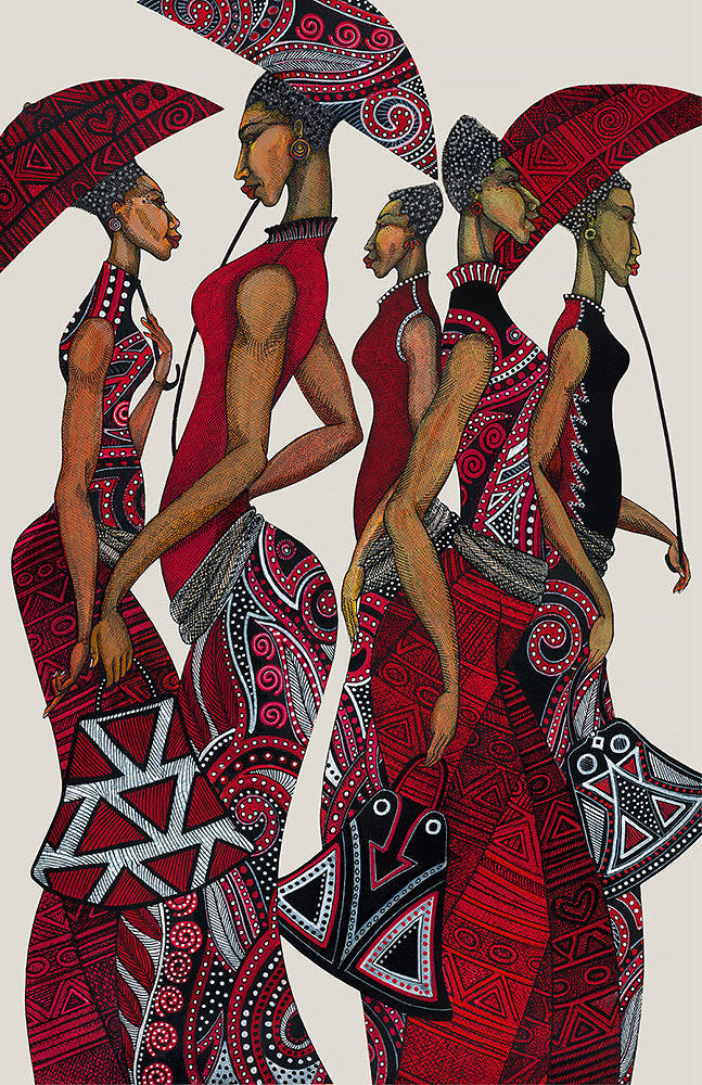 Detail of Parasol Red by Charles A. Bibbs