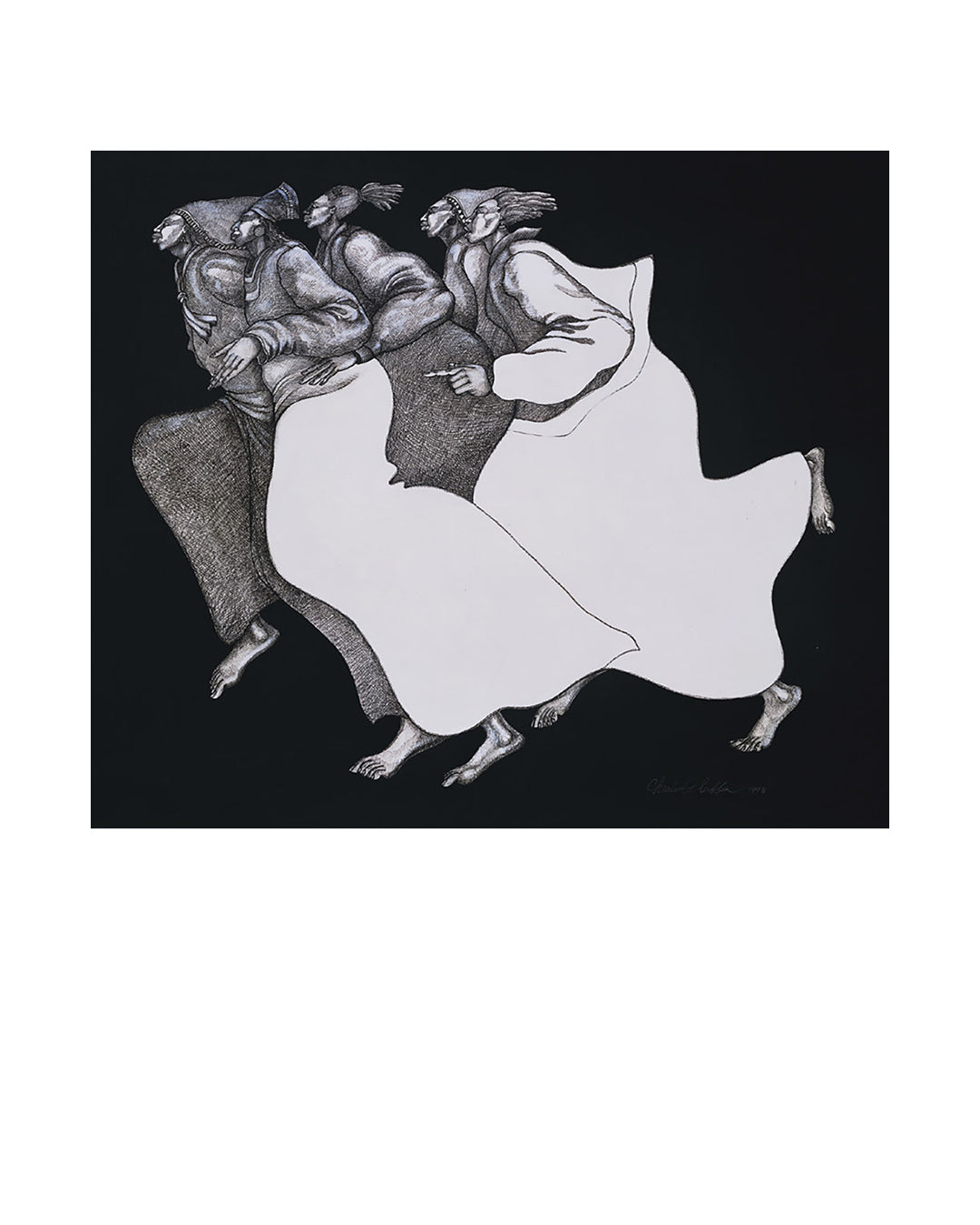 Movin On — original artwork by Charles A. Bibbs