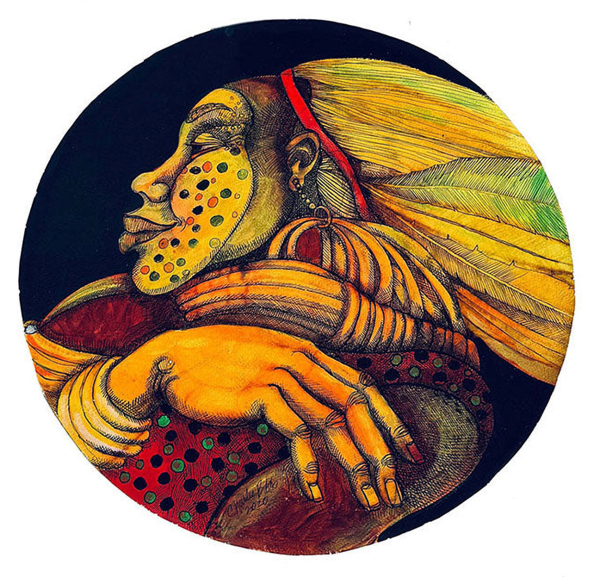 Detail of Serenity by Charles A. Bibbs