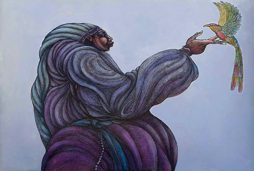 Detail of The Reunion by Charles A. Bibbs