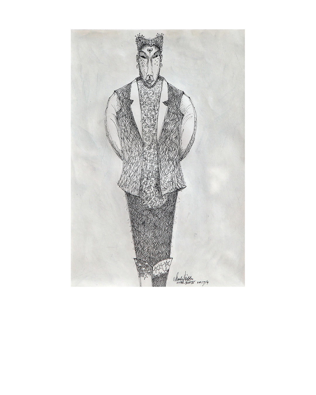 Star Boots — original artwork by Charles A. Bibbs