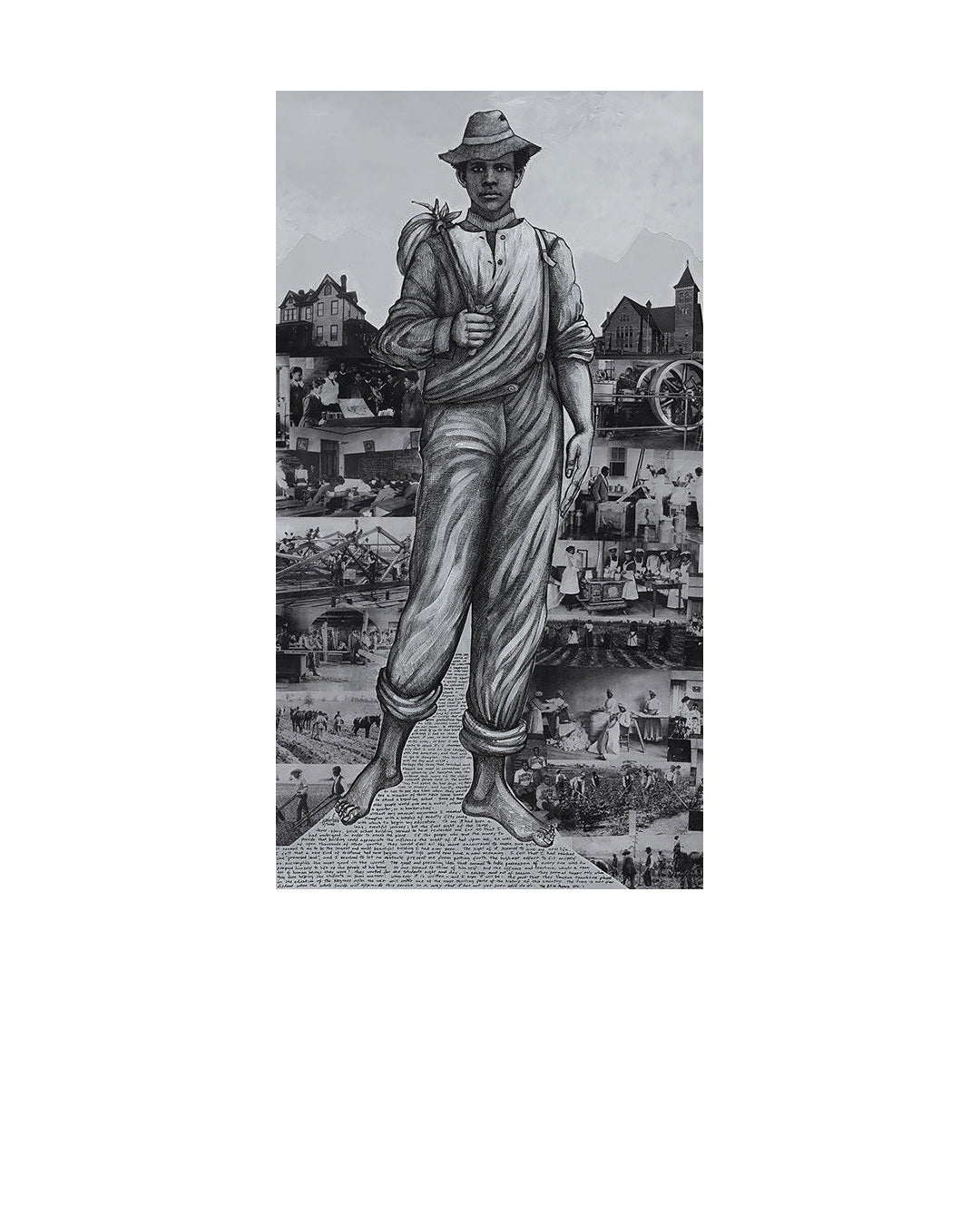 Booker T. Washington — original artwork by Charles A. Bibbs