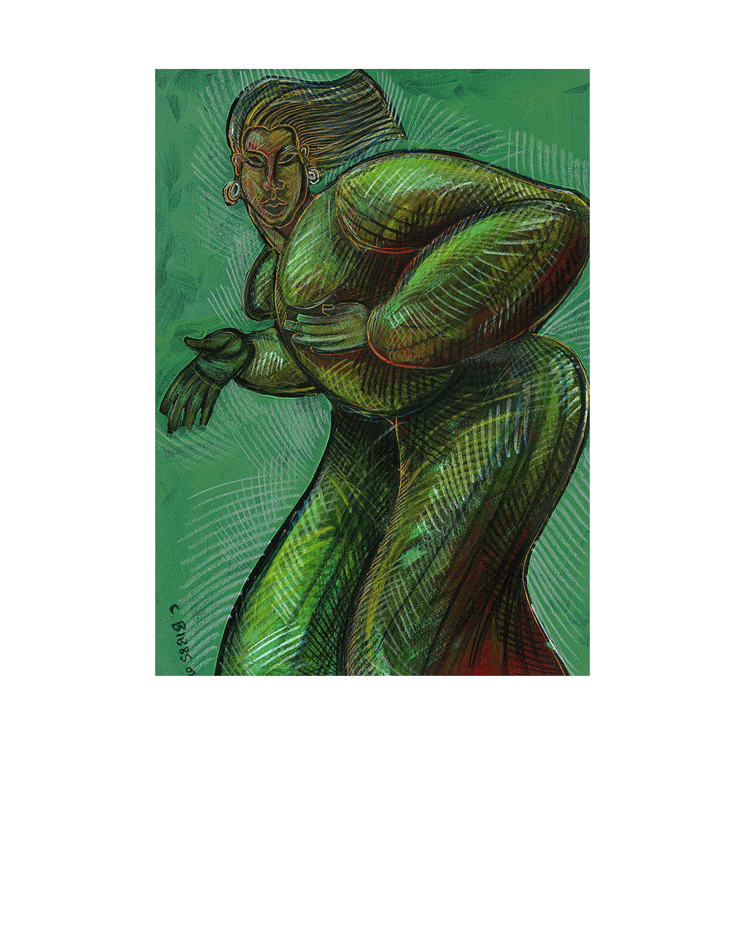 Vibrations — original artwork by Charles A. Bibbs