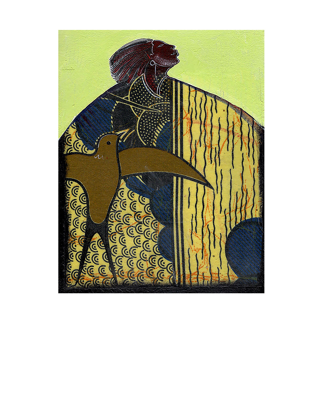 Proud Bird — original artwork by Charles A. Bibbs