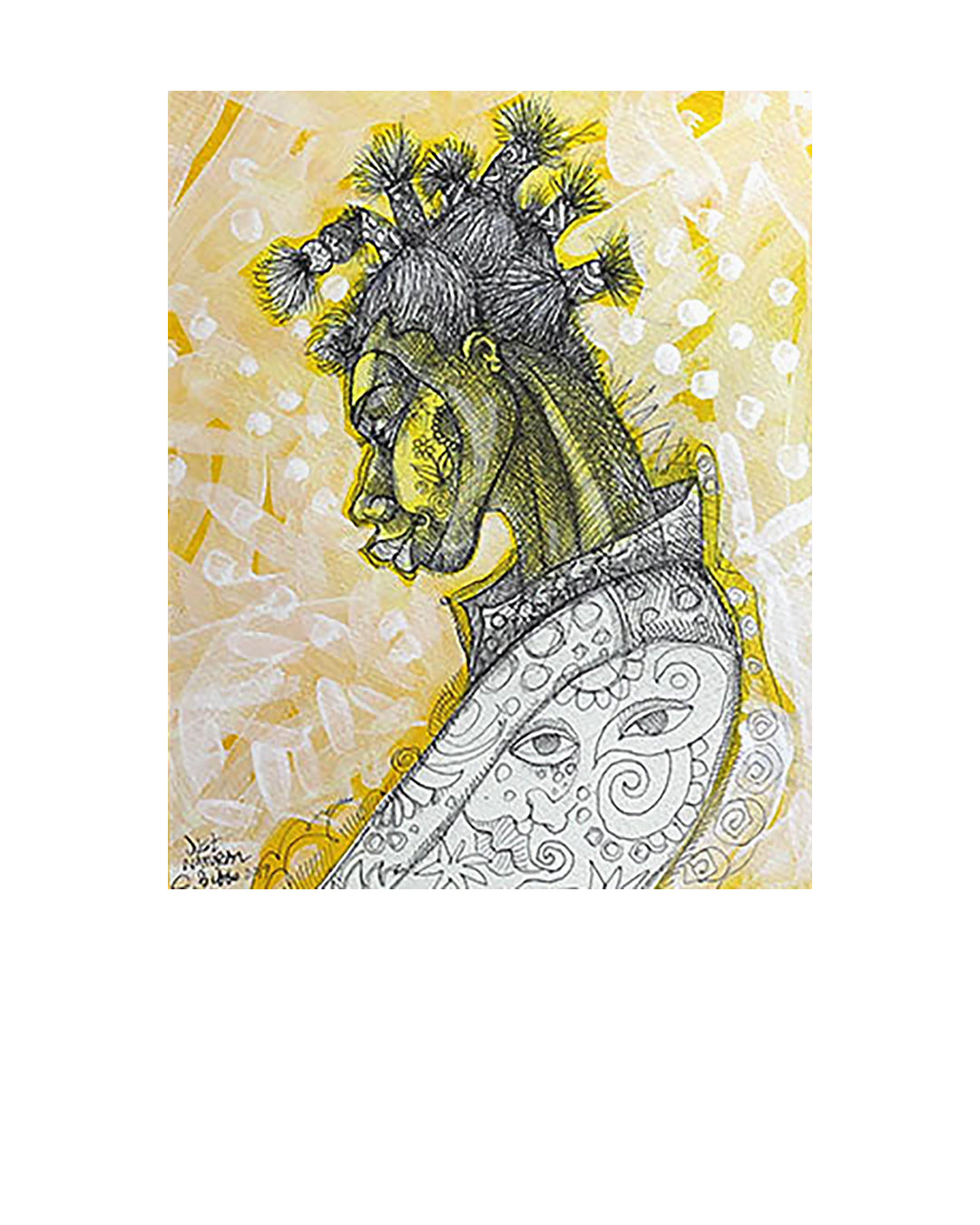 Just Natural — original artwork by Charles A. Bibbs