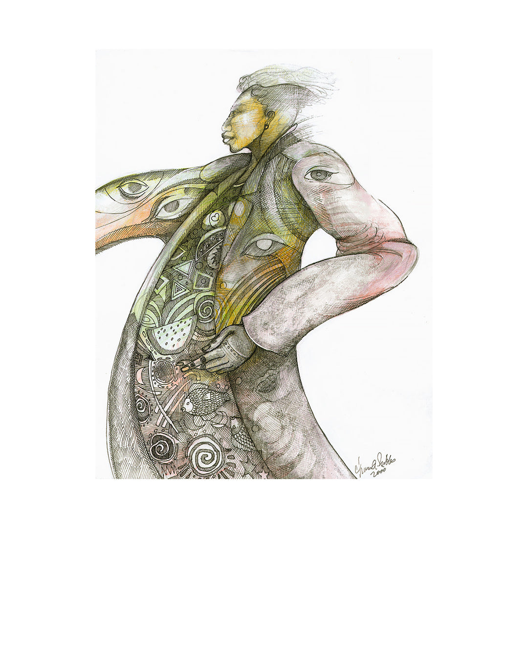 Coat Of Dreams — original artwork by Charles A. Bibbs