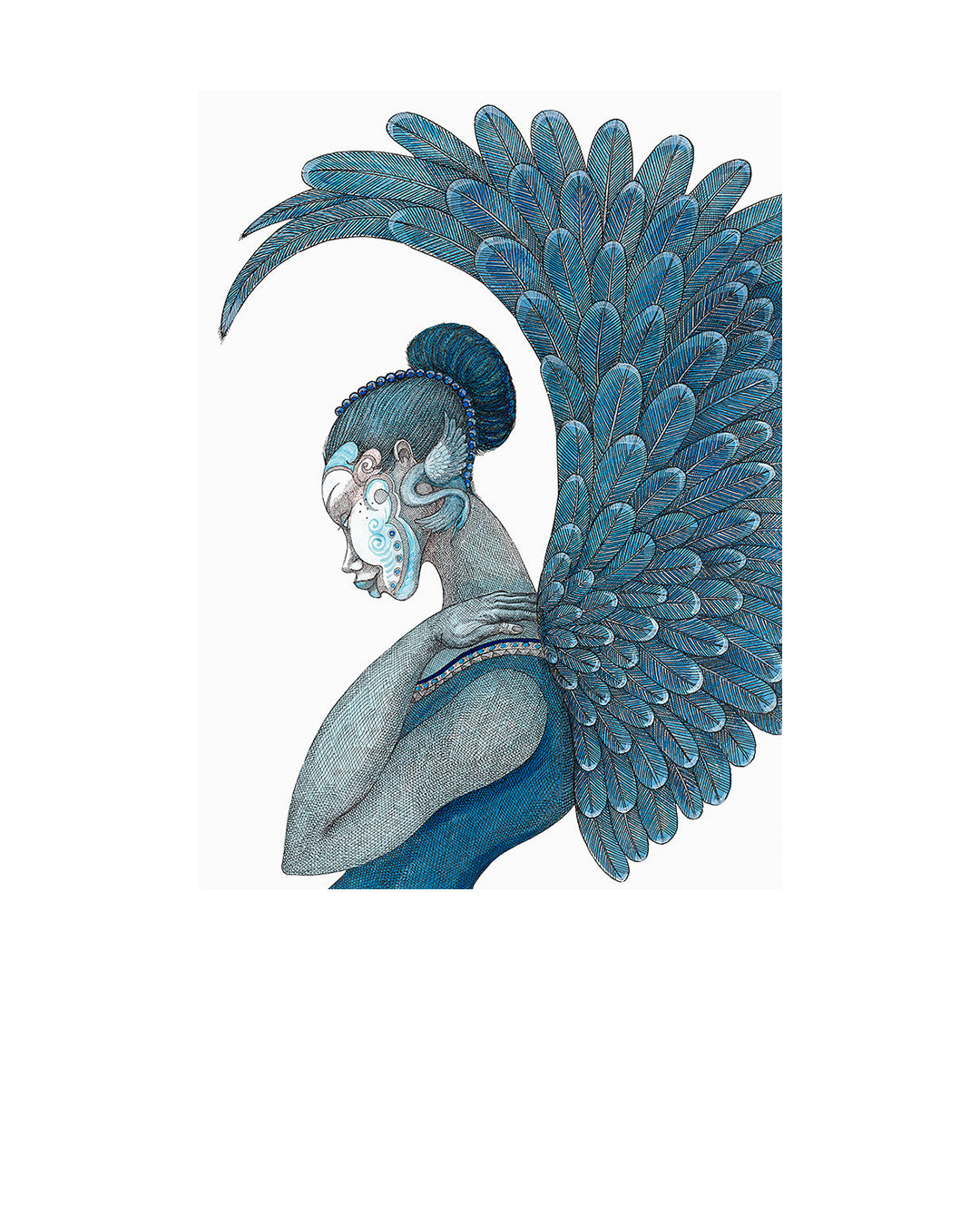 The Blue Angel — original artwork by Charles A. Bibbs