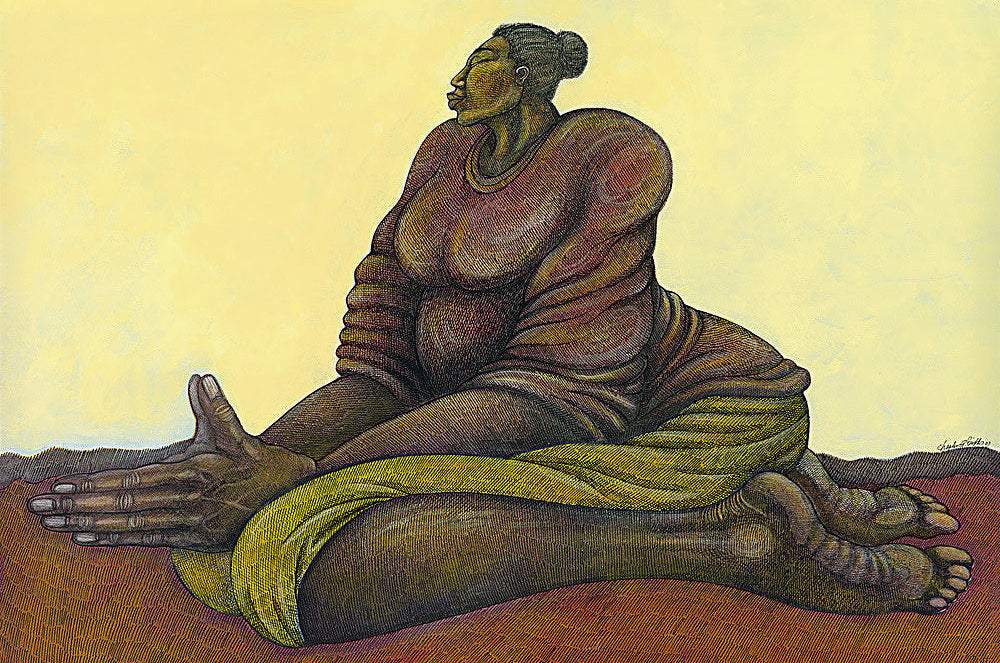 Detail of Sunday Morning Prayer by Charles A. Bibbs