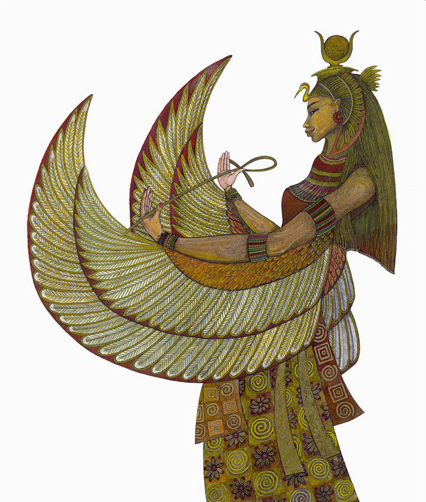 Detail of Isis by Charles A. Bibbs