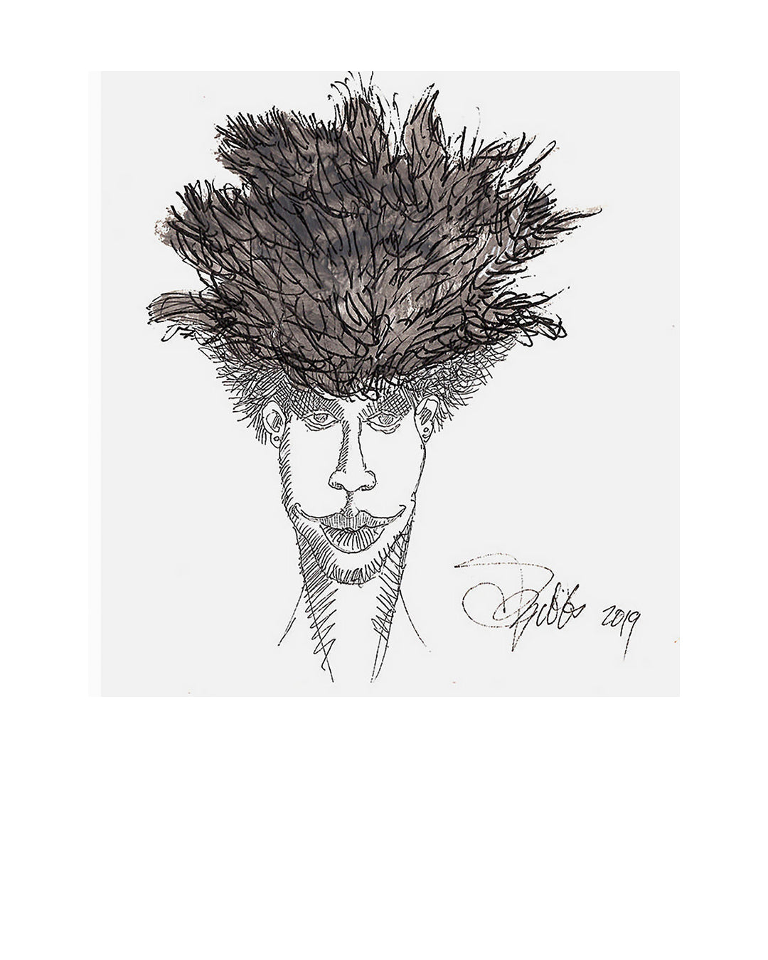 Headdress # 3 (Crown Of Life Series) — original artwork by Charles A. Bibbs