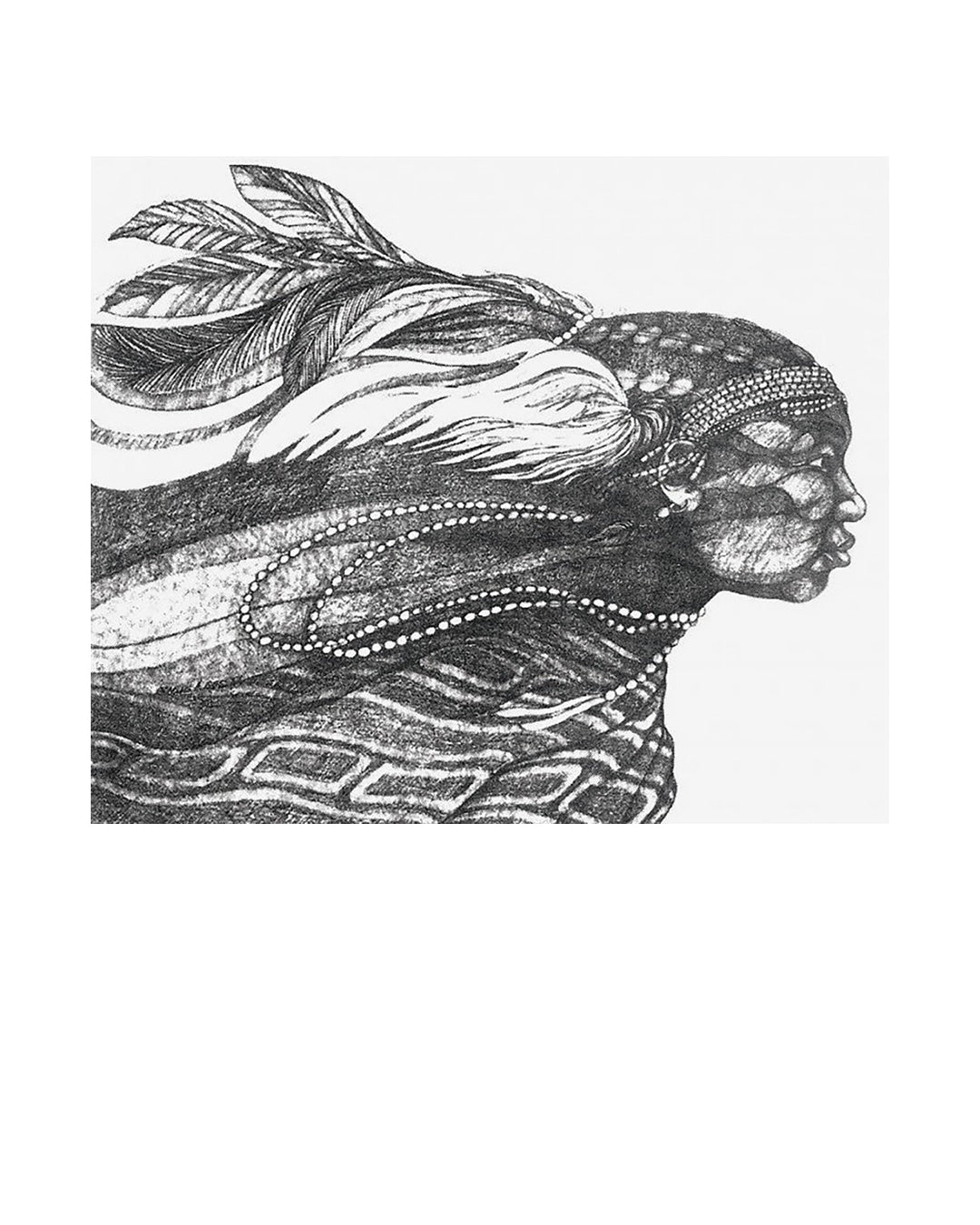 African Windface # 12 — original artwork by Charles A. Bibbs