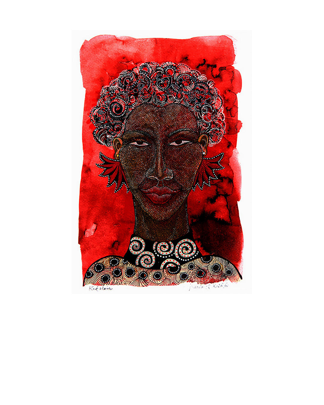 Red Hair — original artwork by Charles A. Bibbs